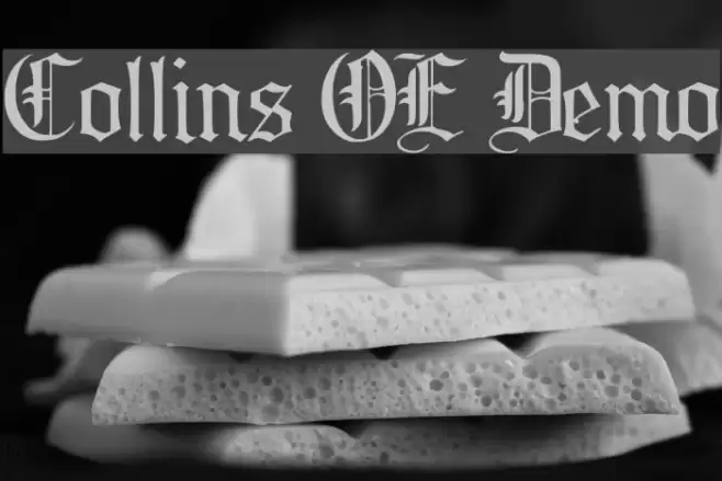 Collins OE Demo フォント examples