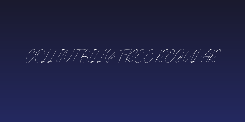 Collint Billy Free Regular Social Header