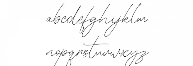 Collint Billy Free Regular Font LOWERCASE