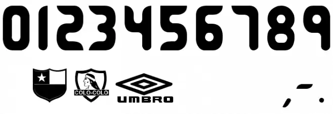 Colo Colo Umbro 2006 [MEJIAS] Font OTHER CHARS