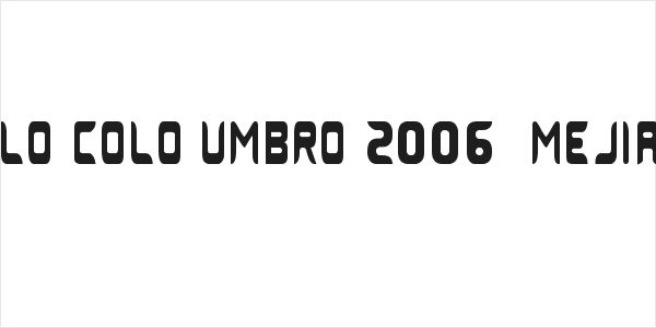 Colo Colo Umbro 2006 [MEJIAS] Logo