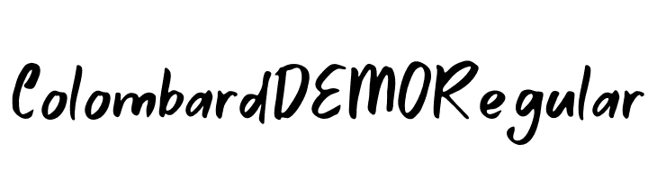 Colombard DEMO Regular  لخطوط تنزيل