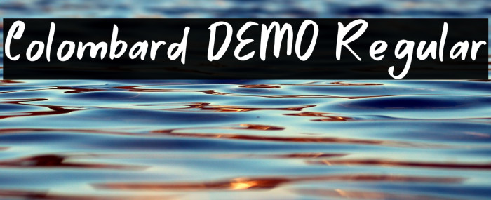 Colombard DEMO Regular Example 1