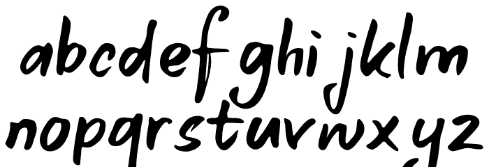 Colombard DEMO Regular Schriftart Kleinbuchstaben