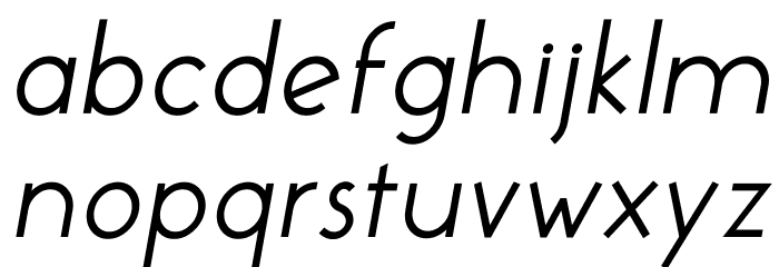 Colombia Bold Italic Font LOWERCASE