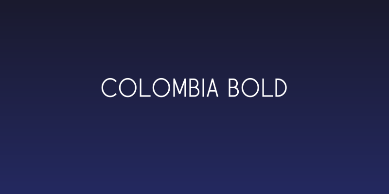 Colombia Bold Social Header