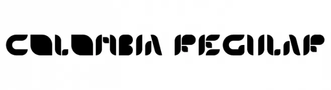 Colombia-Regular  Frei Schriftart Herunterladen
