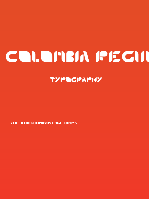 Colombia Regular Poster