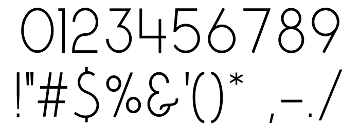 Colombia Font OTHER CHARS
