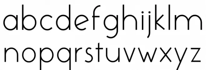 Colombia 字体 小写