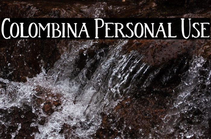 Colombina Personal Use Example 1