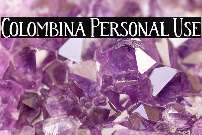 Colombina Personal Use Example 2