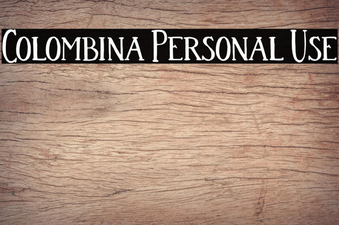 Colombina Personal Use Example 3