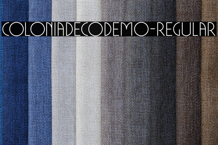 ColoniaDecoDEMO-Regular Example 2