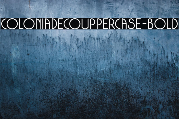 ColoniaDecoUppercase-Bold Example 3