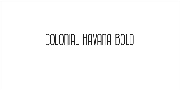 Colonial Havana Bold Logo
