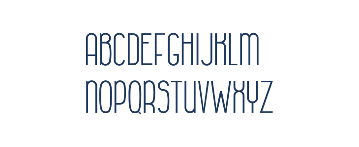 Colonial Havana Regular Lowercase