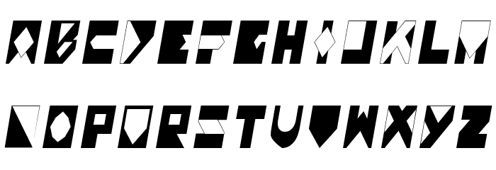 Colonialistas Italic Font LOWERCASE