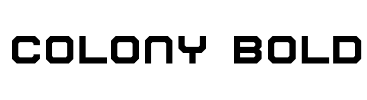 Colony Bold  Descarca Fonturi Gratis