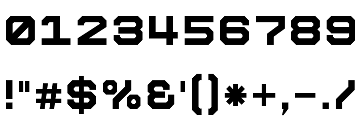 Colony Bold Font OTHER CHARS