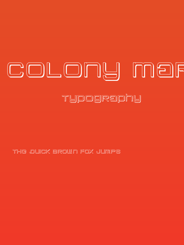 Colony Marines 3D Poster