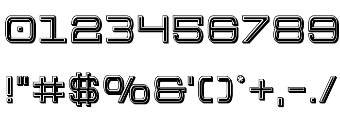 Colony Marines Bevel Schriftart Anderer Schreiben