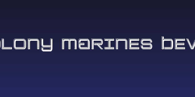 Colony Marines Bevel Social Header