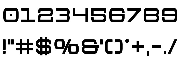 Colony Marines Bold Font OTHER CHARS