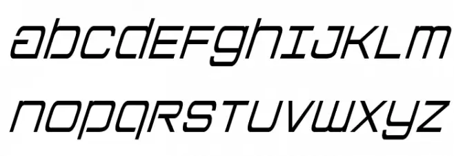 Colony Marines Condensed Italic Schriftart Groß