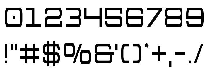 Colony Marines Condensed フォント その他の文字