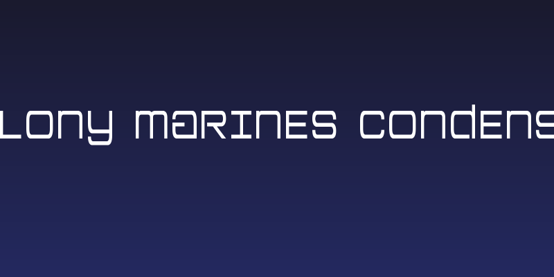 Colony Marines Condensed Social Header