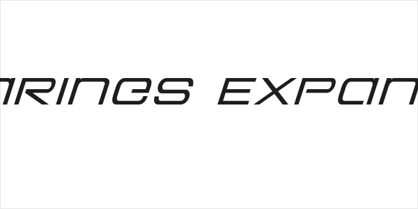 Colony Marines Expanded Italic Logo