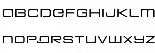 Colony Marines Expanded Schriftart Kleinbuchstaben