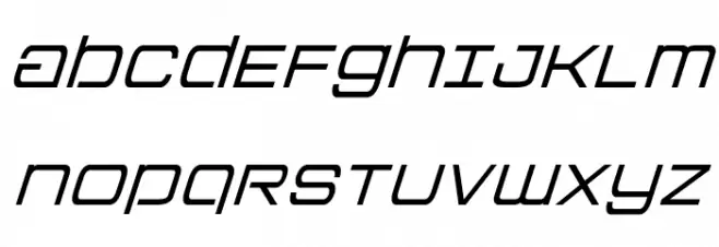 Colony Marines Italic Fonte MAIÚSCULAS