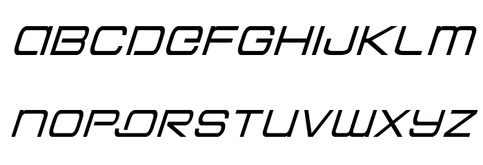 Colony Marines Italic Font LOWERCASE