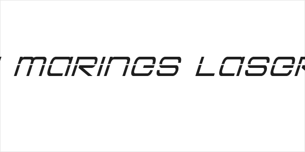 Colony Marines Laser Italic Logo