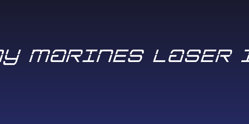 Colony Marines Laser Italic Social Header