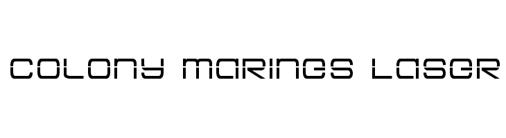 Colony Marines Laser  les polices de caractères gratuit tlcharger