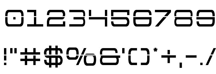 Colony Marines Laser Font OTHER CHARS