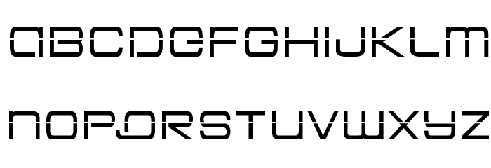 Colony Marines Laser Font LOWERCASE