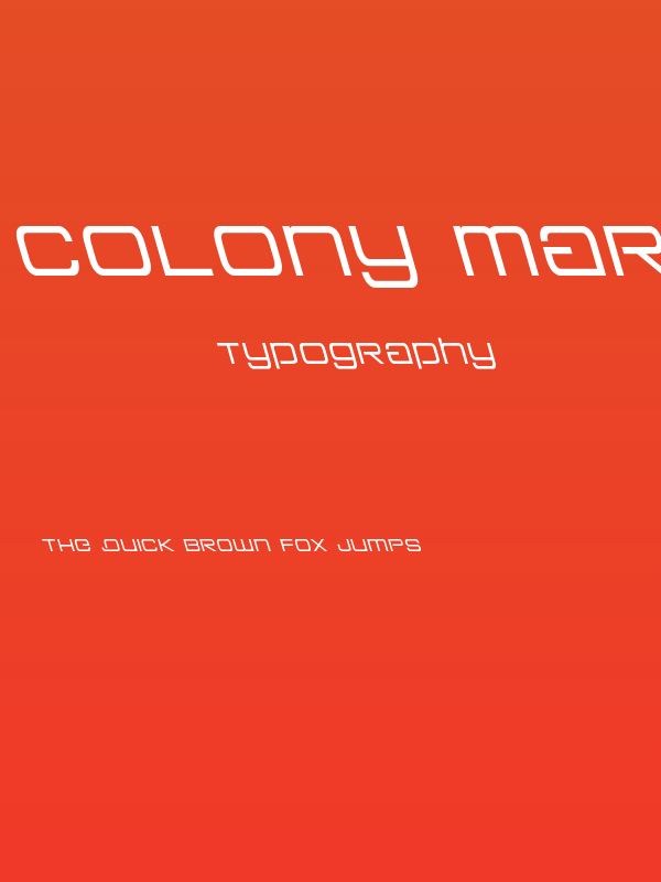 Colony Marines Leftalic Poster