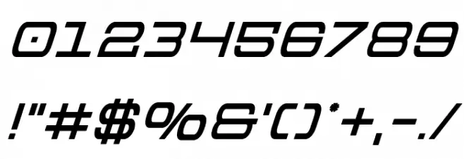 Colony Marines Semi-Bold Italic Font OTHER CHARS