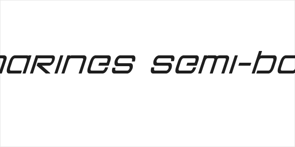 Colony Marines Semi-Bold Italic Logo