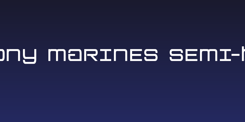 Colony Marines Semi-Bold Social Header
