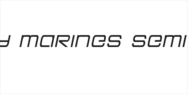 Colony Marines Semi-Italic Logo