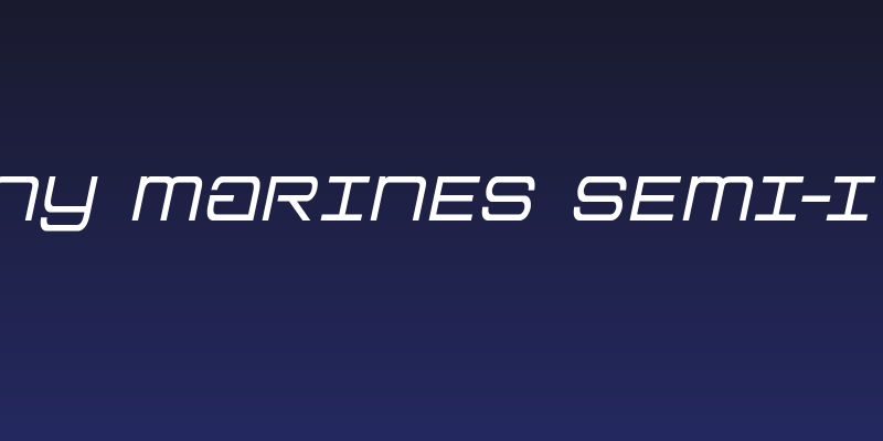 Colony Marines Semi-Italic Social Header