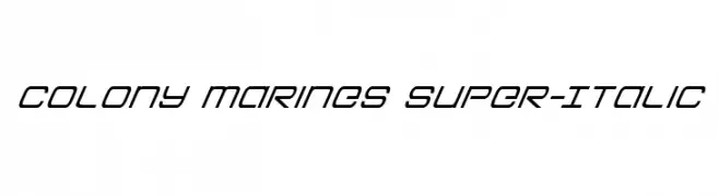 Colony Marines Super-Italic 