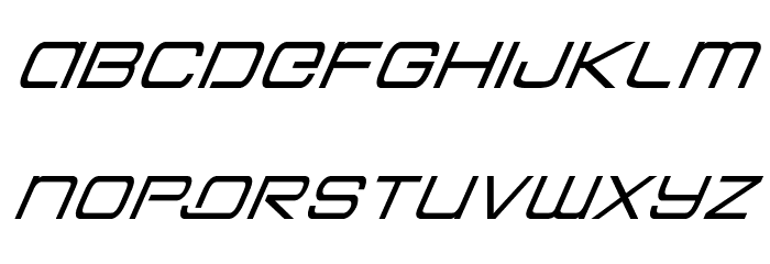 Colony Marines Super-Italic Font LOWERCASE