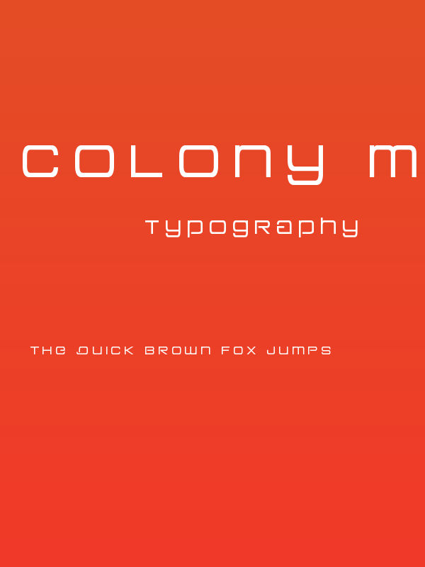 Colony Marines Title Poster