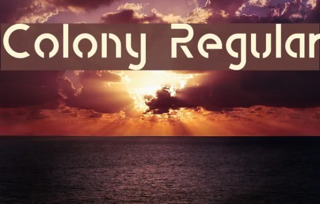 Colony Regular Example 3